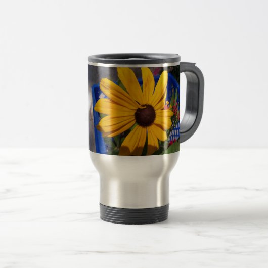 Black eyed-Susan front en center Reisbeker (Voorkant rechts)