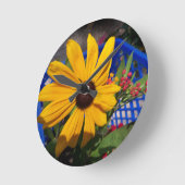 Black eyed-Susan front en center Ronde Klok (Hoek)
