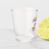 Black Eyed Susan Gardens - gepersonaliseerd Shot Glas (Links)