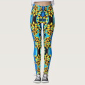 Black Eyed Susan Leggings (Voorkant)