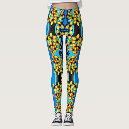 Black Eyed Susan Leggings (Voorkant)