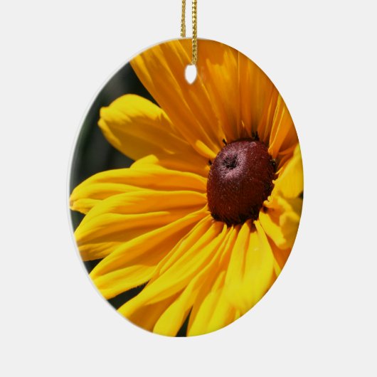Black Eyed Susan Macro Flower Ornament (Rechts)