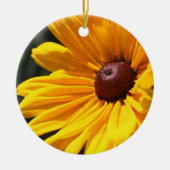 Black Eyed Susan Macro Flower Ornament (Voorkant)