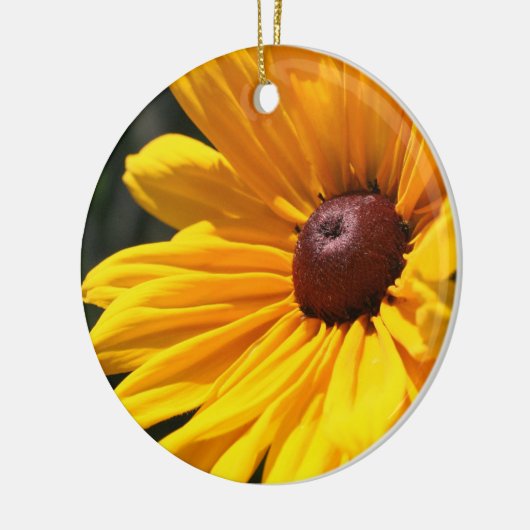 Black Eyed Susan Macro Flower Ornament (Links)