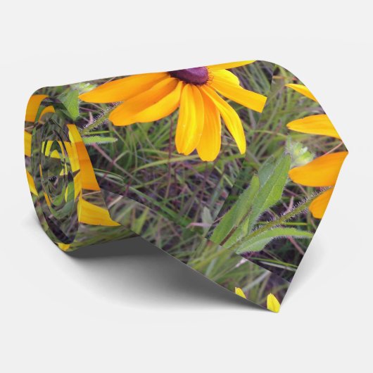 Black Eyed Susan Mannen Stropdas (Opgerold)
