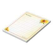 Black-Eyed Susan Notes Lined Floral Photography Notitieblok (Linkerzijde)