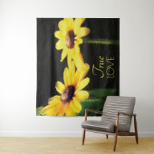Black Eyed Susan Photo True Love Wandkleed (In situ)
