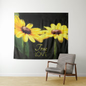 Black Eyed Susan Photo True Love Wandkleed (In Situ (horizontaal))