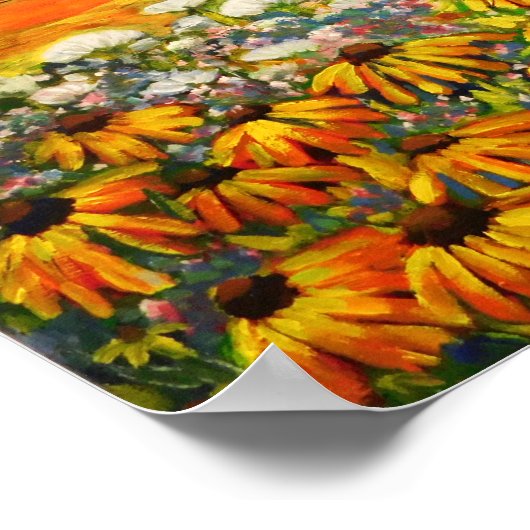 Black Eyed Susan Poster (Hoek)