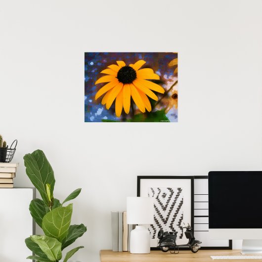 Black Eyed Susan Poster (Thuiskantoor)