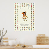 Black-Eyed Susan Poster (Keuken)