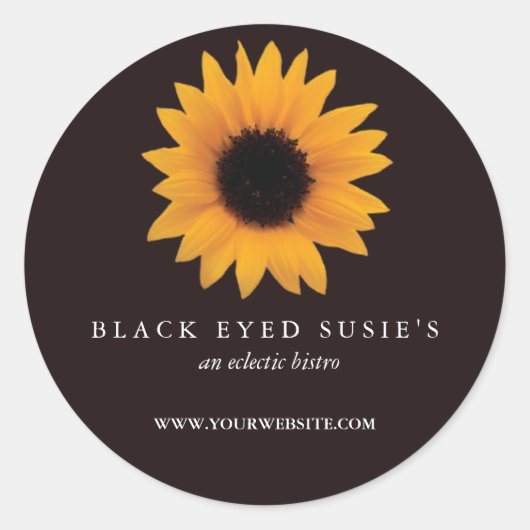 Black Eyed Susan Sticker (Voorkant)
