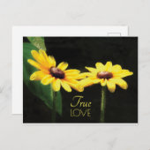 Black Eyed Susan True Love Quote Briefkaart (Voorkant / Achterkant)
