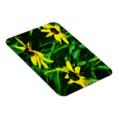 Black Eyed Susan Wildflower Abstract Magneet (Rechterzijde)