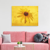 Black-Eyed Susan Wildflower Canvas Afdruk (Insitu (Woonkamer))