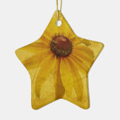 Black-Eyed Susan Wildflower Keramisch Ornament (Links)