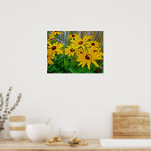 Black-Eyed Susan Wildflower Poster (Keuken)
