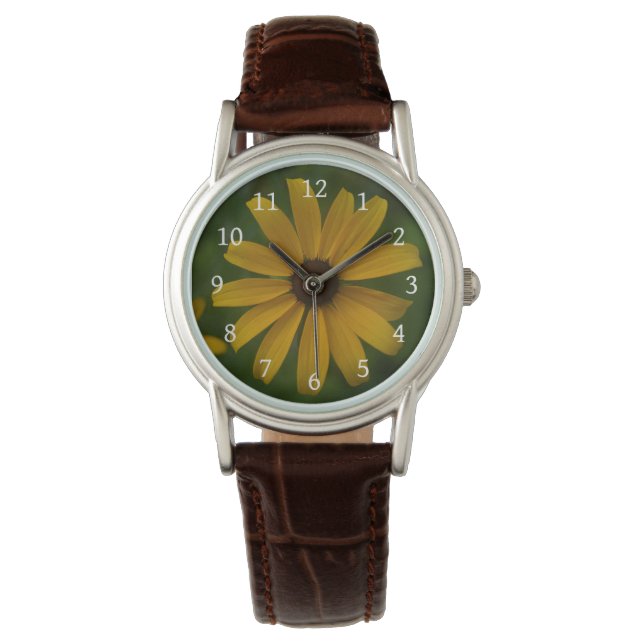 Black Eyed Susan Wrist Watch Horloge (Voorkant)