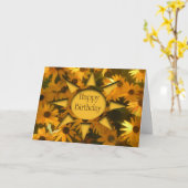 Black Eyed Susans Birthday Kaart (Gele Bloem)