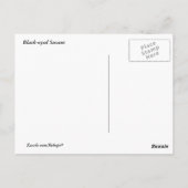 Black-Eyed Susans Briefkaart (Achterkant)