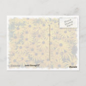 Black Eyed Susans Briefkaart (Achterkant)