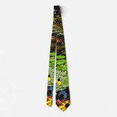 Black-Eyed Susans By Koi Pond Stropdas (Achterkant)