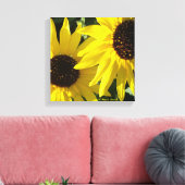 Black Eyed Susans Canvas Afdruk (Insitu (Woonkamer))