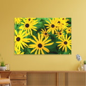 Black-Eyed Susans Canvas Afdruk (Insitu (Woonkamer))