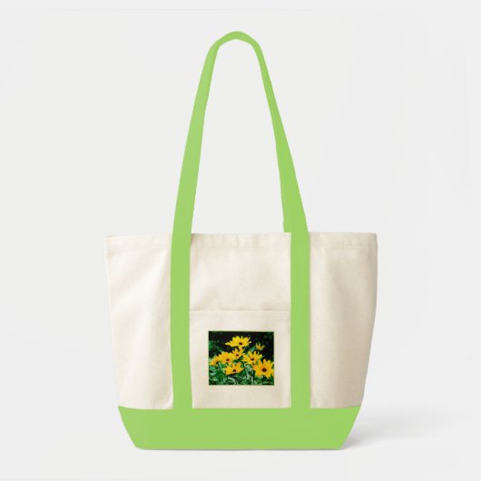 Black Eyed Susans Canvas Pocket Canvas tas (Voorkant)