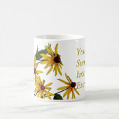 Black Eyed Susans, Daisies Koffiemok (Center)