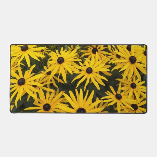 Black Eyed Susans Floral Bureaumat (Voorkant)
