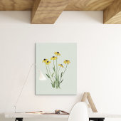 Black Eyed Susans Flower Fine Art Canvas afdrukken