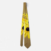 Black-Eyed Susans in een rij Stropdas (Achterkant)