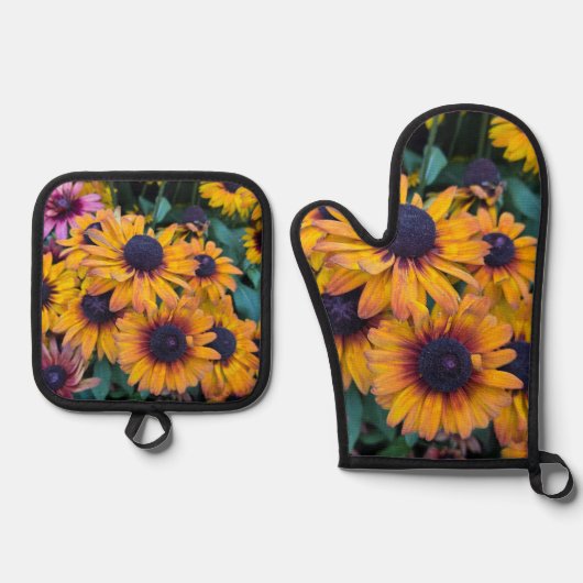 Black-Eyed Susans Ovenwant & Pannenlap Set (Voorkant)