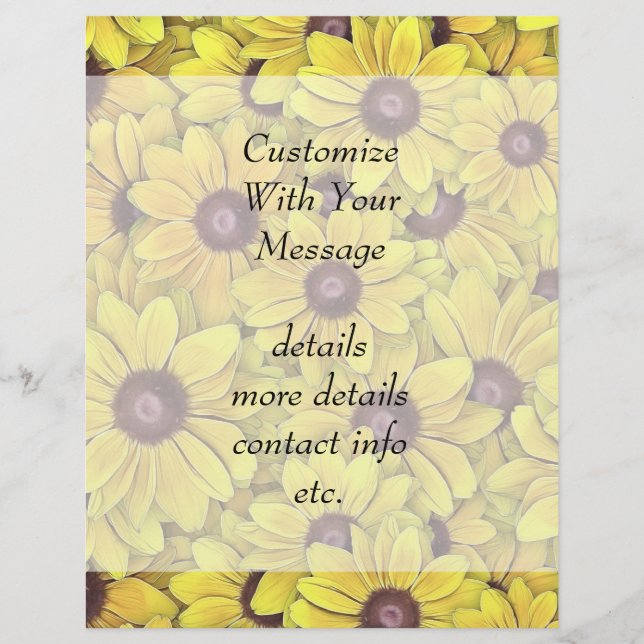 Black Eyed Susans Overal (Voorkant)