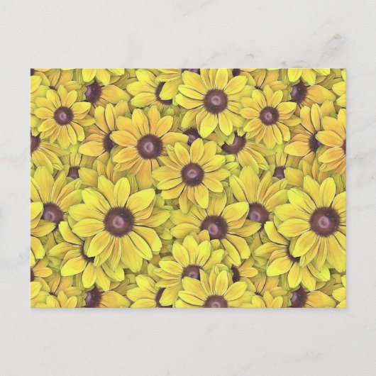 Black Eyed Susans Overal Briefkaart (Voorkant)