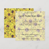 Black Eyed Susans Overal Kaart (Voorkant / Achterkant)