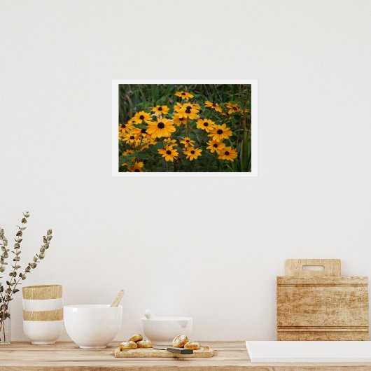 Black Eyed Susans Poster (Keuken)