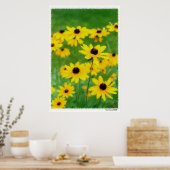 Black Eyed Susans Poster (Keuken)