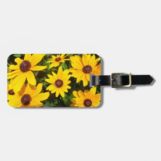 Black Eyed Susans- Rudbeckias Bagagelabel (Voorkant horizontaal)