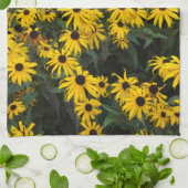 Black-Eyed Susans Theedoek (Gevouwen)