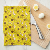 Black Eyed Susan's Theedoek (Quarter Fold)