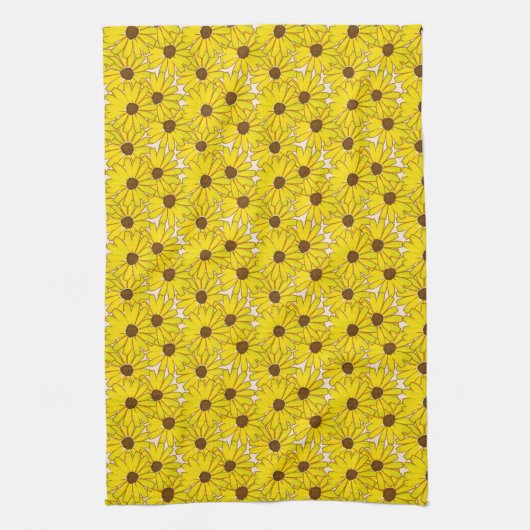 Black Eyed Susan's Theedoek (Verticaal)