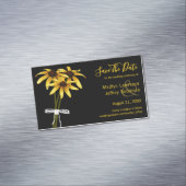 Black Eyed Susans wildflower bruiloft Magnetisch Visitekaartje (Voorbeeld)
