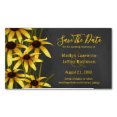 Black Eyed Susans wildflower bruiloft Magnetisch Visitekaartje (Voorkant)
