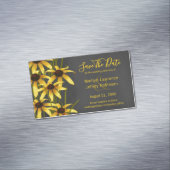 Black Eyed Susans wildflower bruiloft Magnetisch Visitekaartje (Voorbeeld)