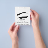 Black Eyeliner lash-henna make up-pictogram Flyer (Hand)