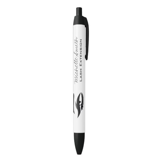 Black Eyeliner lash-henna make up-pictogram Zwarte Inkt Pen (Achterkant (Verticaal))