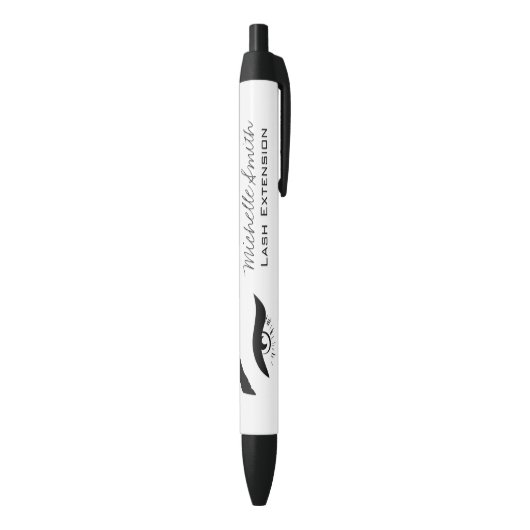 Black Eyeliner lash-henna make up-pictogram Zwarte Inkt Pen (Achterkant (Verticaal))