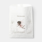 Black Fairy Baby shower Bedankt Bedankzakje (Voorkant)